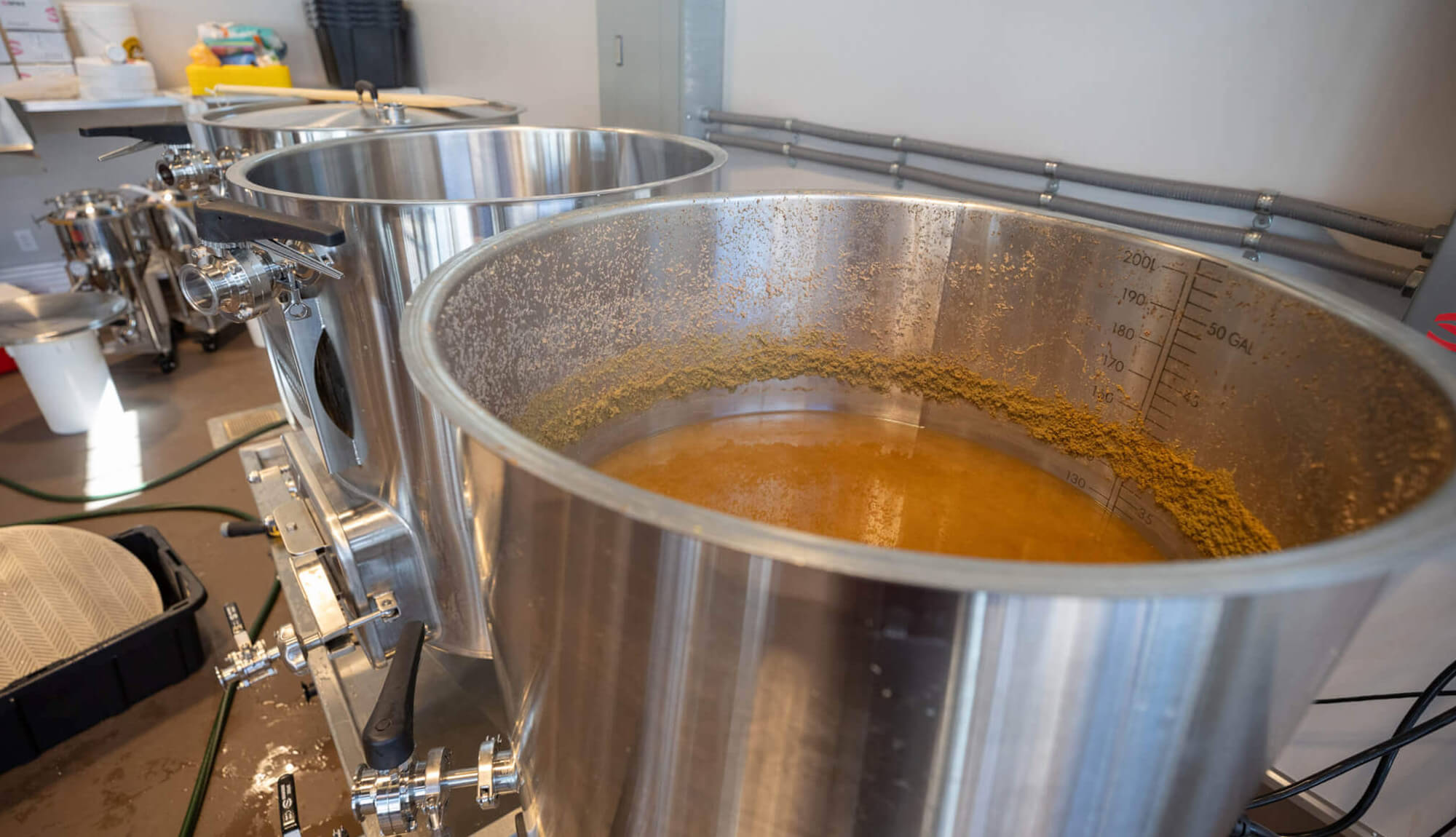 Photo of Fermentation tanks in the Downtown Center