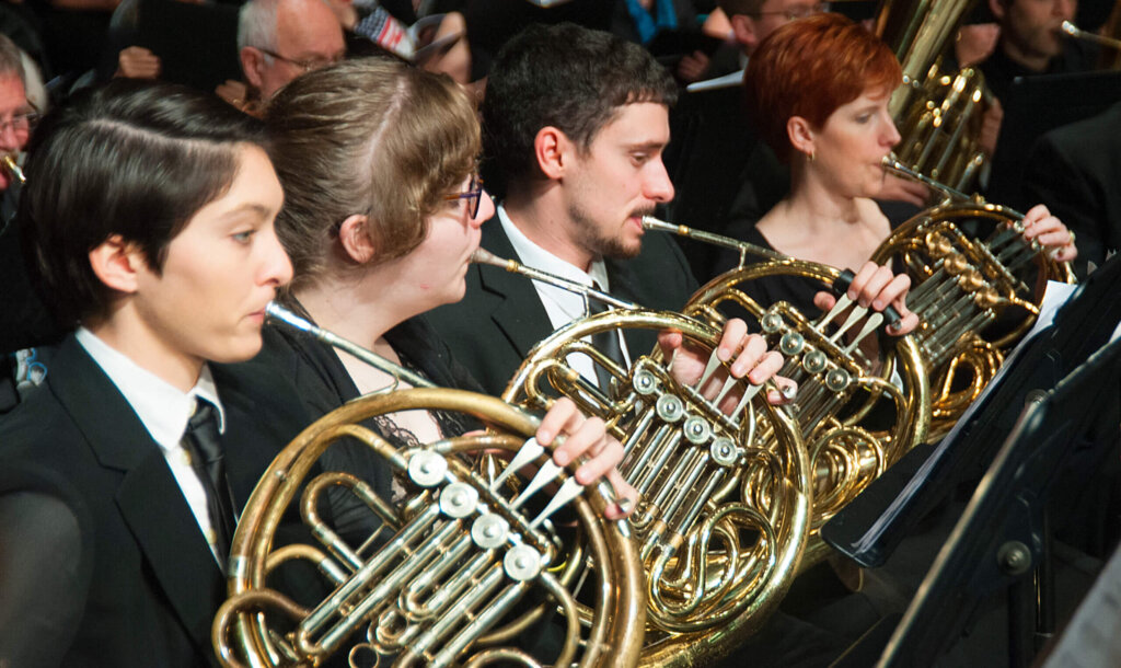 photo of French Horn players