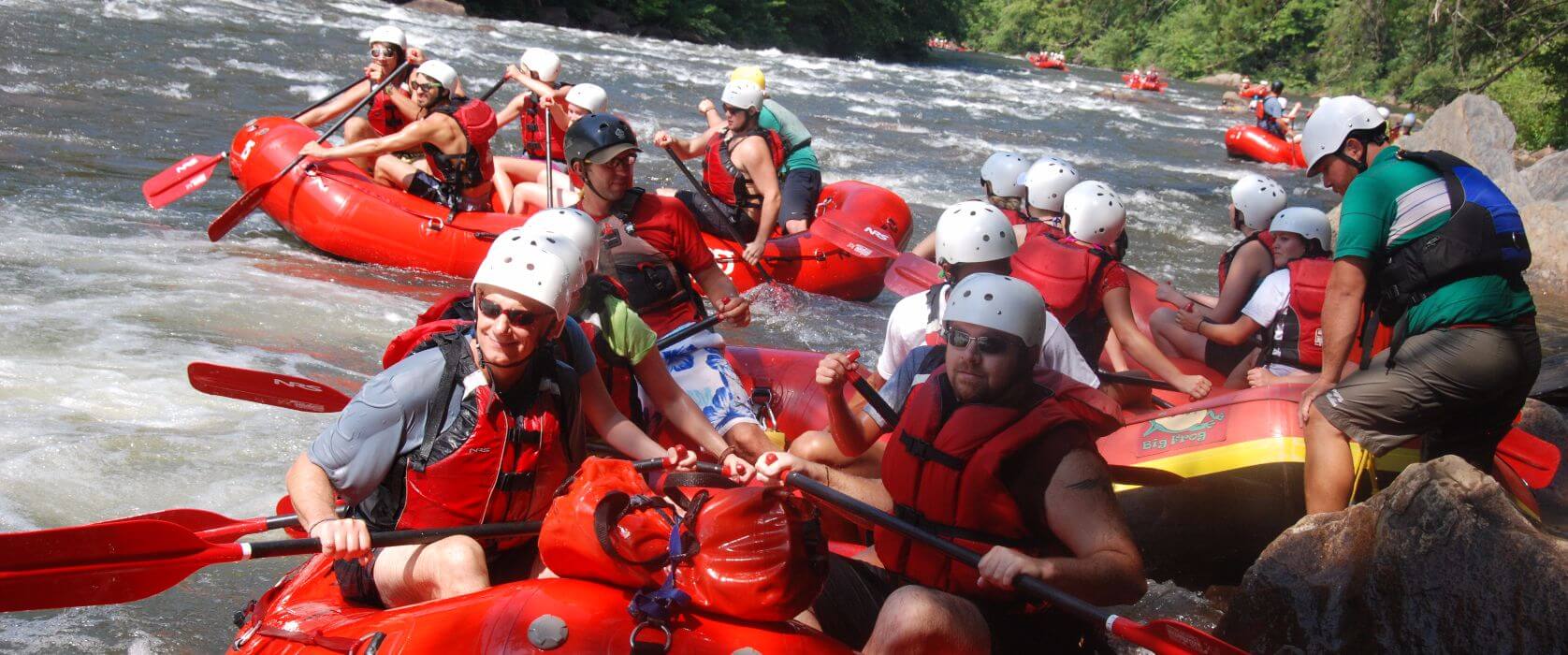 maryville college students white water rafting