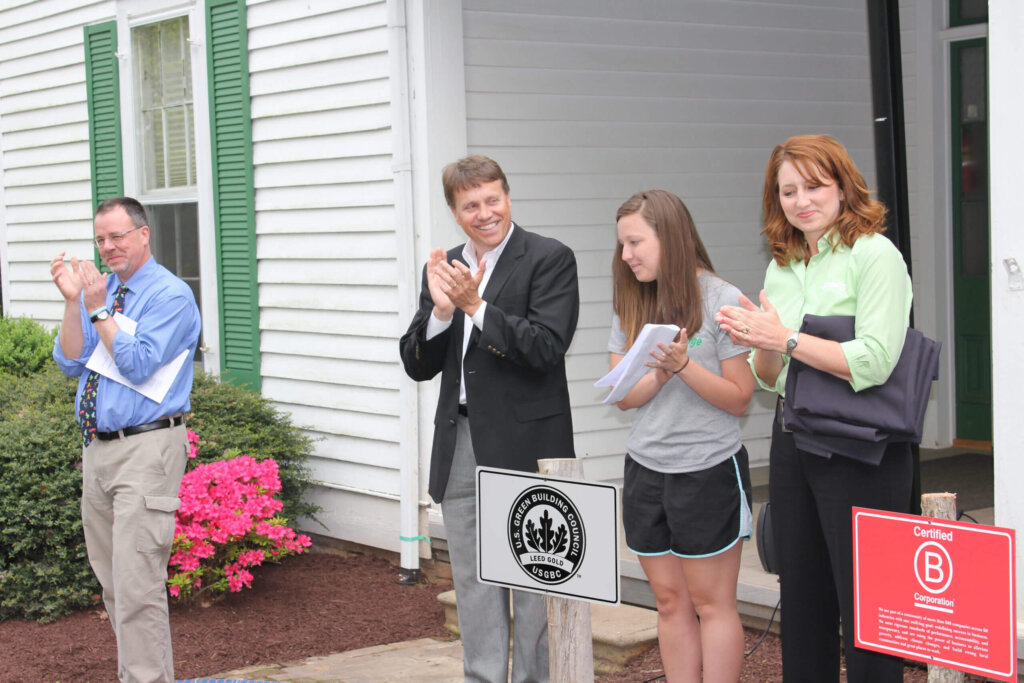 Crawford House receiving Leed Certification