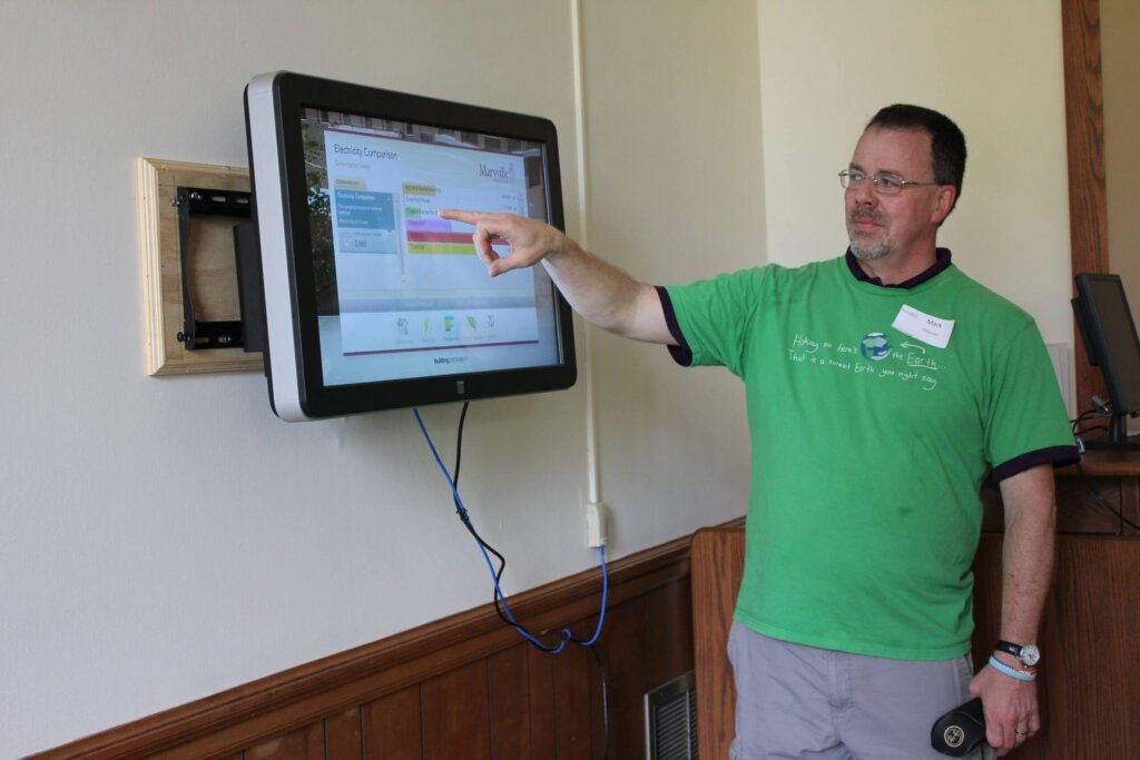 Professor Mark O'Gorman speaking about power monitoring