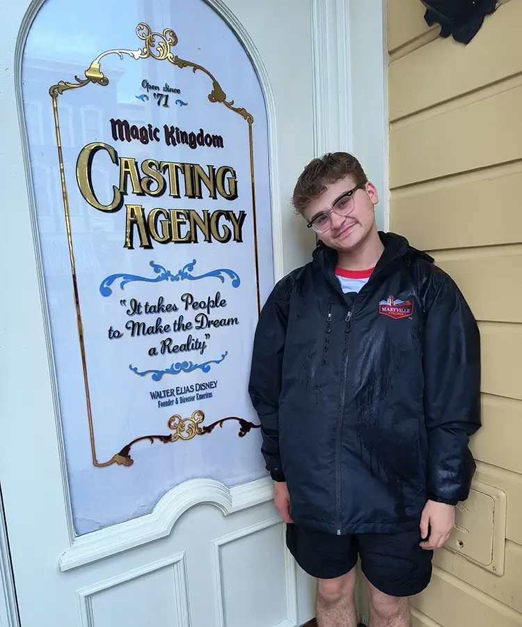 Photo of Austin Zettle who recently graduated with a degree in Design