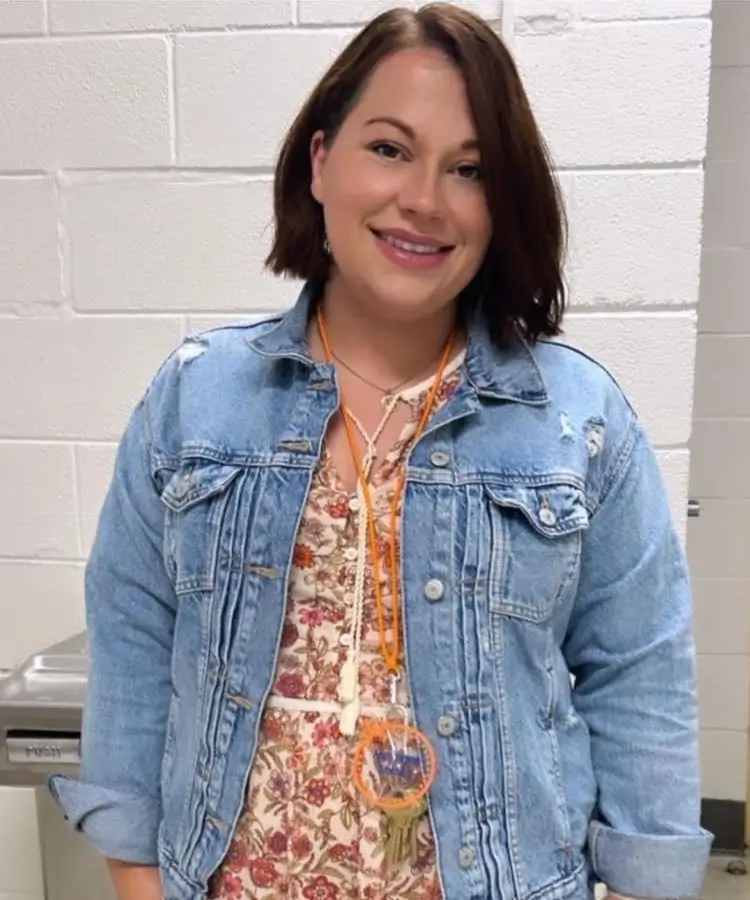 Photo of Lacy Stinnett an alumna who recently graduated with a master's of teaching in S.T.E.M.