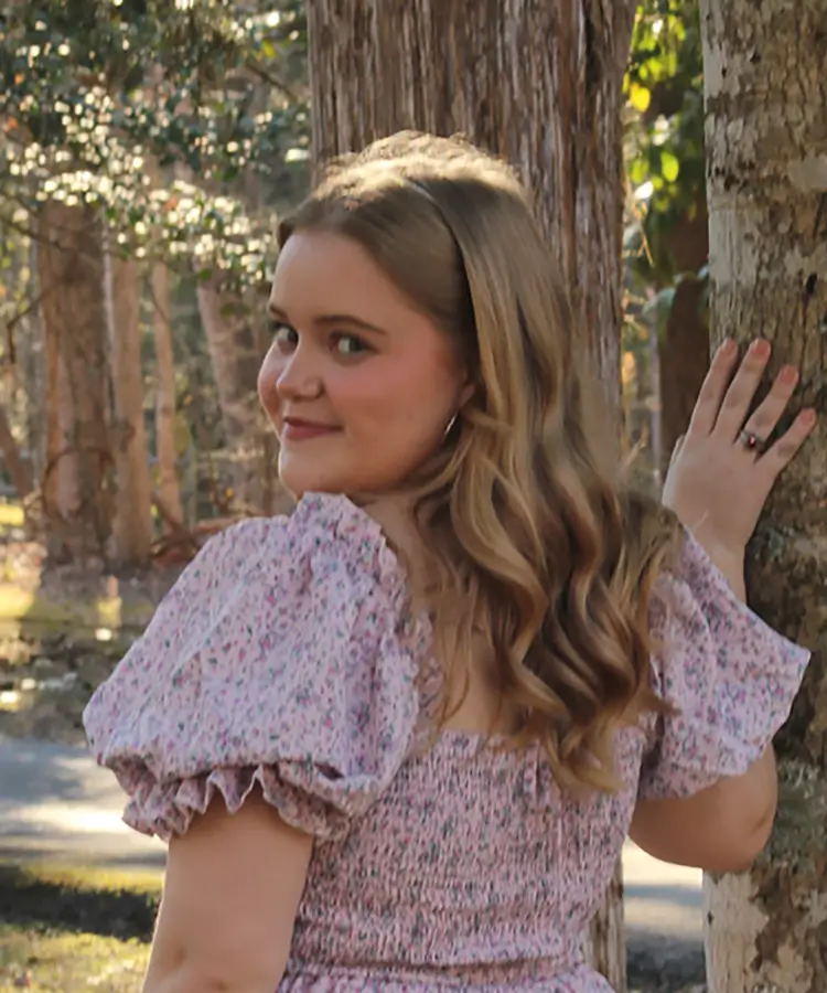 Photo of alumna Elaina Wilson who graduated with a degree in Music-Vocal Performance