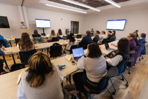 Photo of Downtown Center Students Meeting