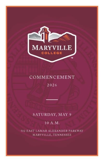 Photo of commencement program 2026