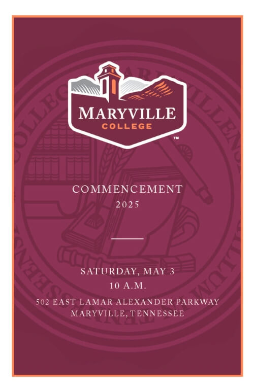 Photo of 2025 Commencement program