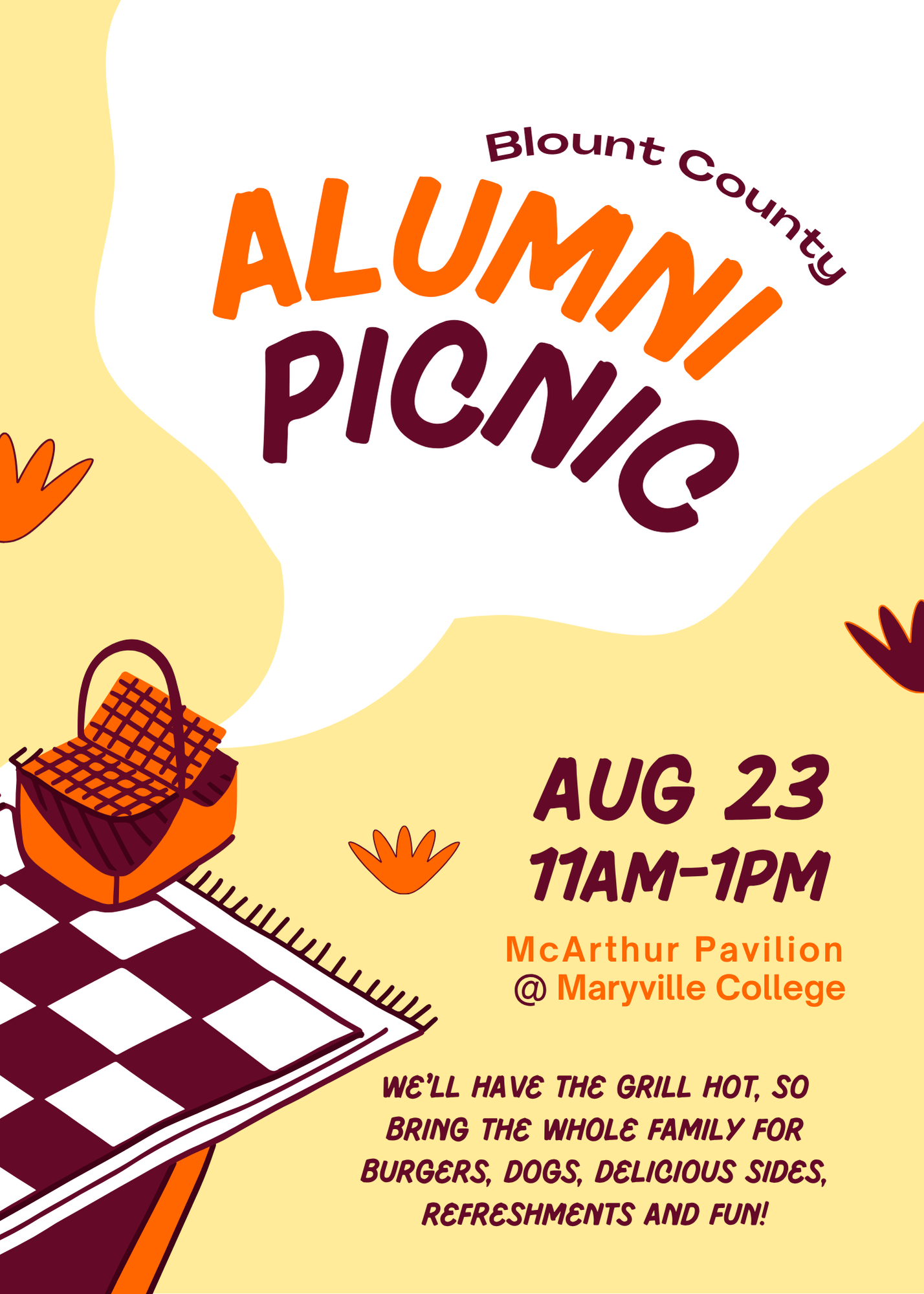 Image of BCAA picnic 2025 poster