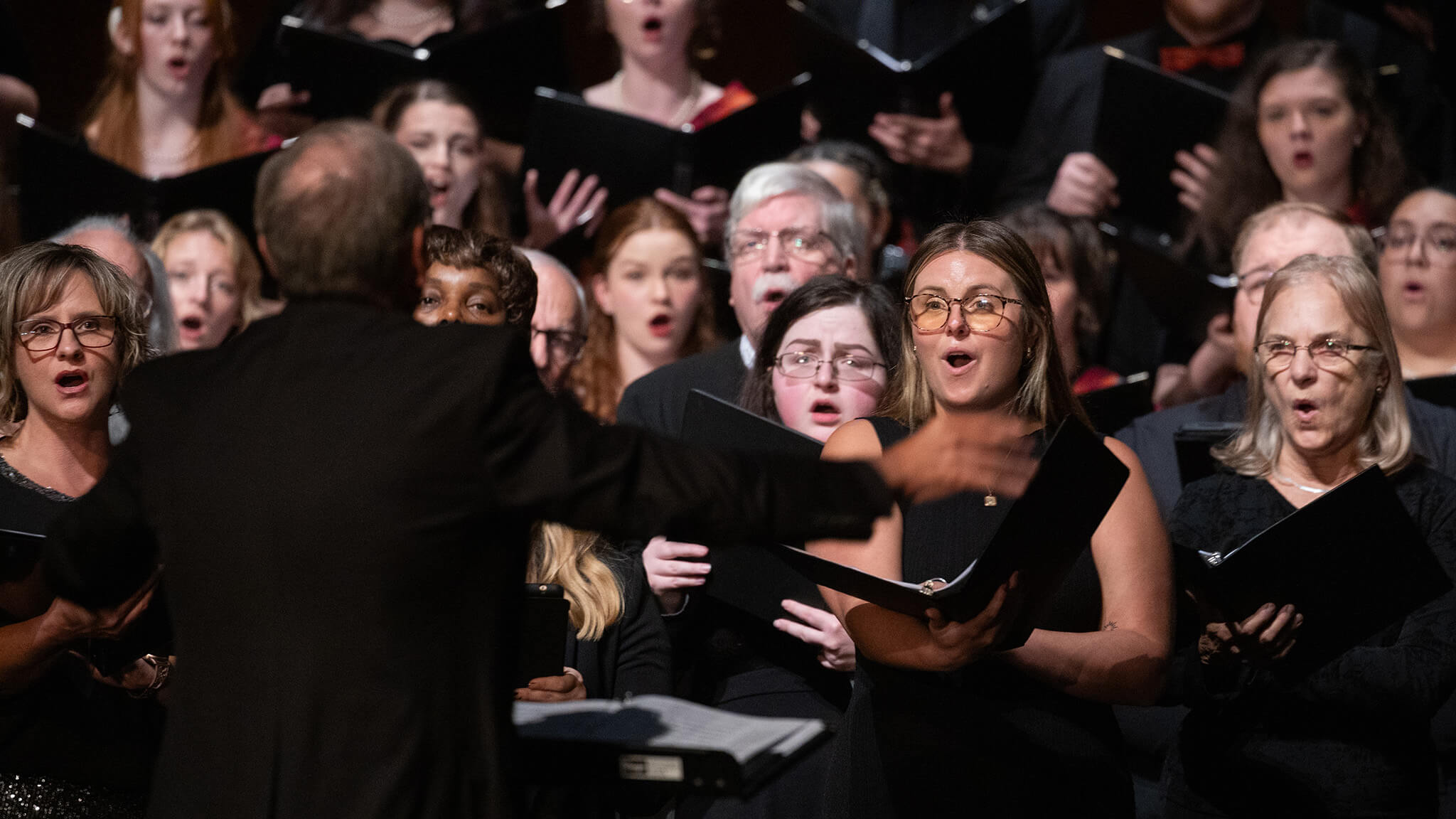 Homecoming choir in 2024 Founders Day Showcase