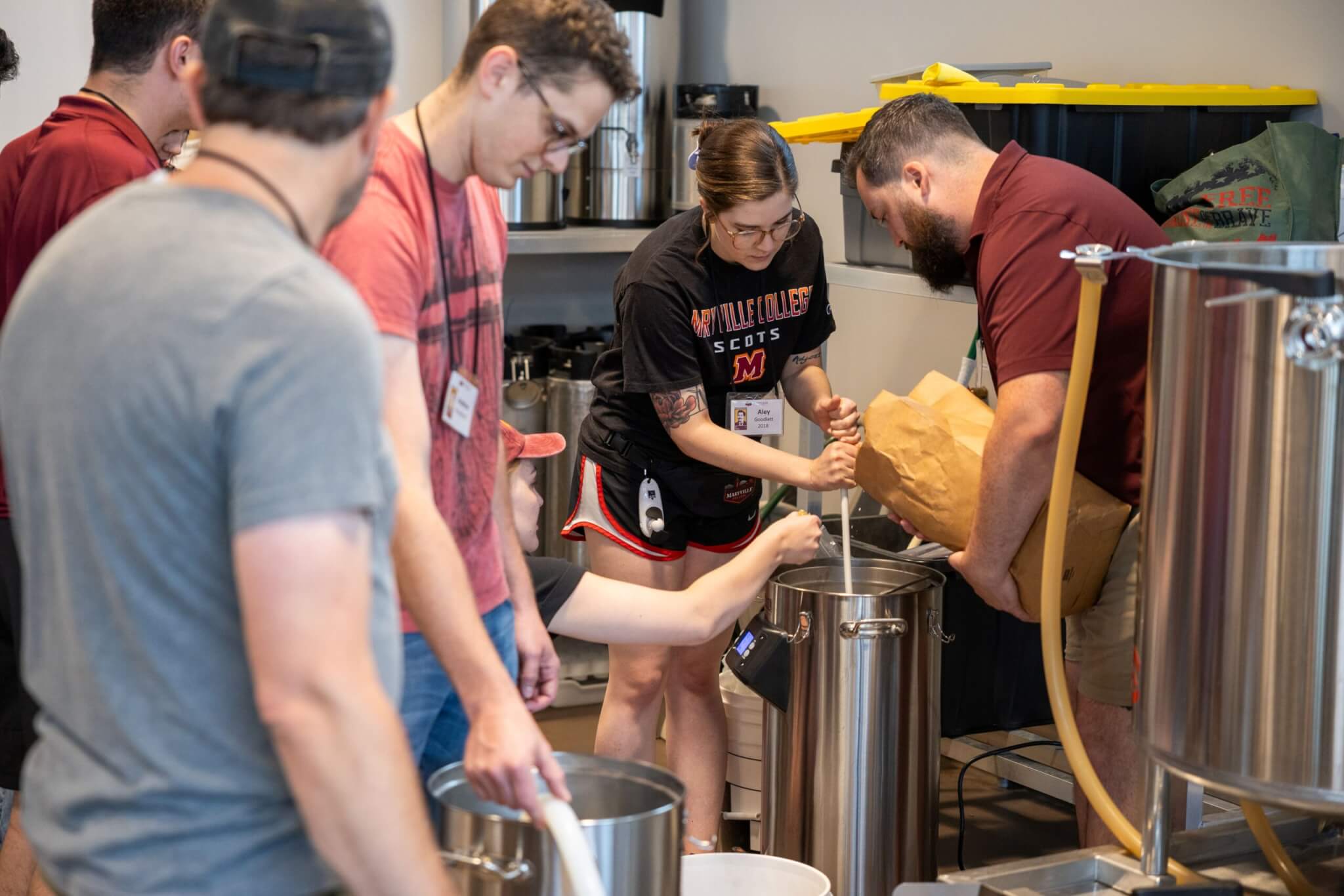 Photo of Alumni Brew Day feature