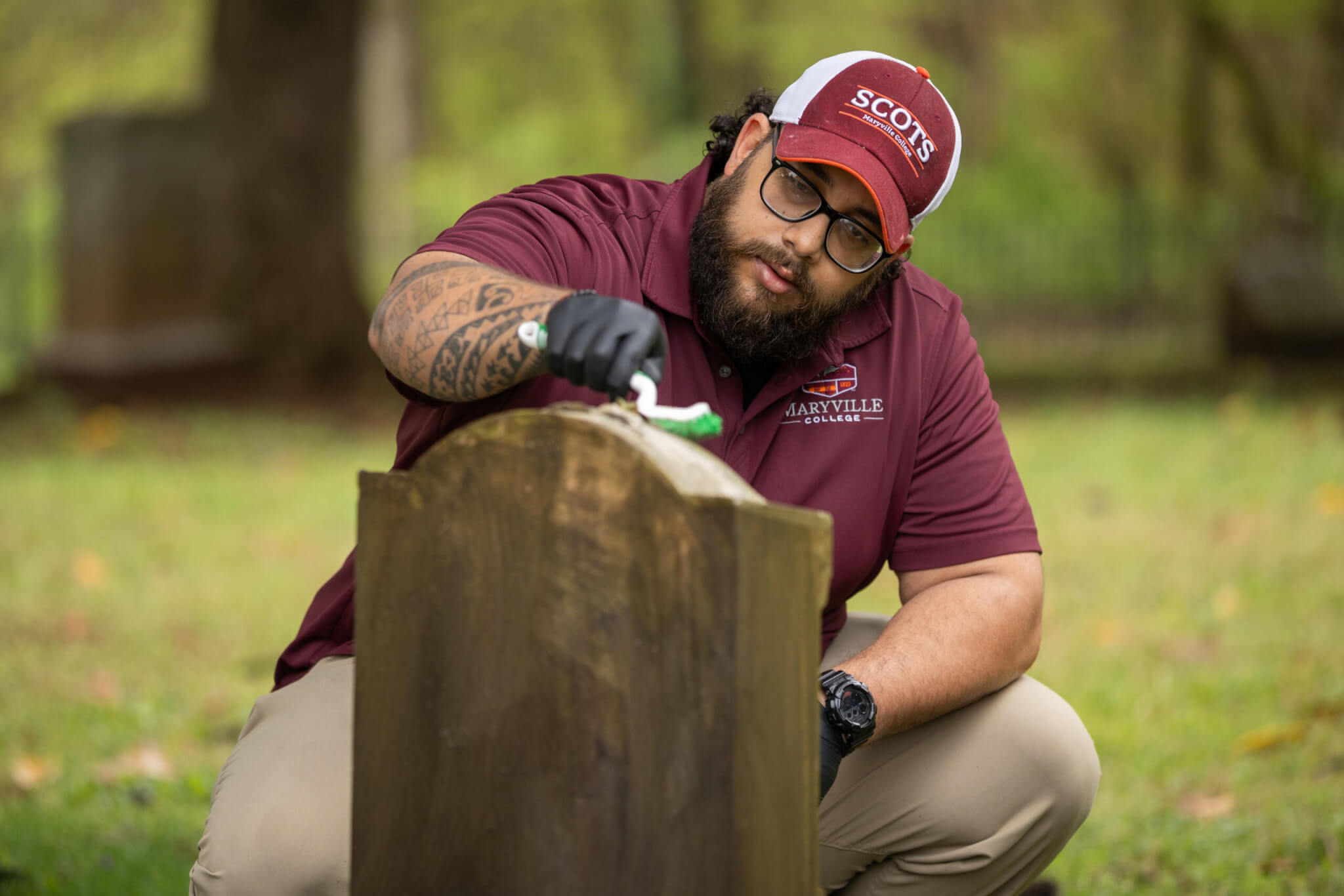 Photo of Copy of 20250411 SVA Headstone Cleaning 018