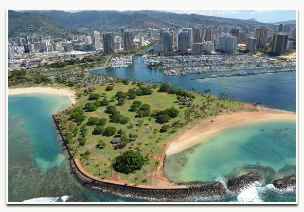 Photo of Magic Island Aerial 2014