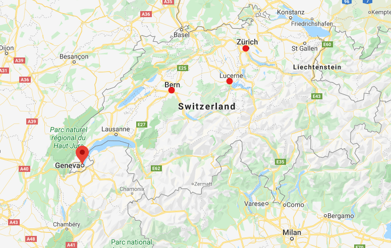 Google Map Switzerland
