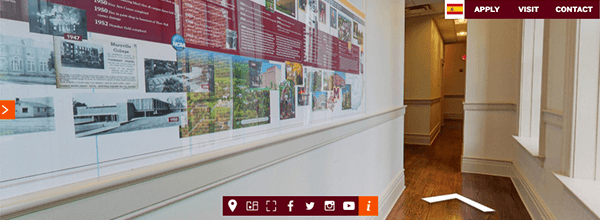 Select or click to Campus Virtual Tour