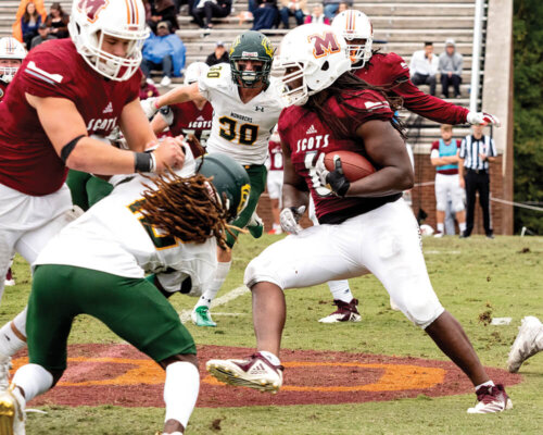 MC football game during homecoming