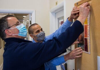 Photo of Mark O'Gorman and Ryan Mickey