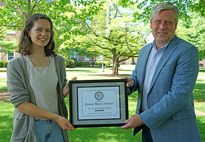 Eleanor Forester and Dr. Bryan Coker