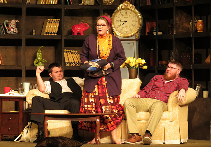 God of Carnage rehearsal photo