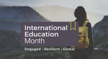 International Education Month graphic