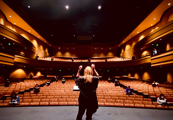 Stacey Wilner directs MC Concert Choir