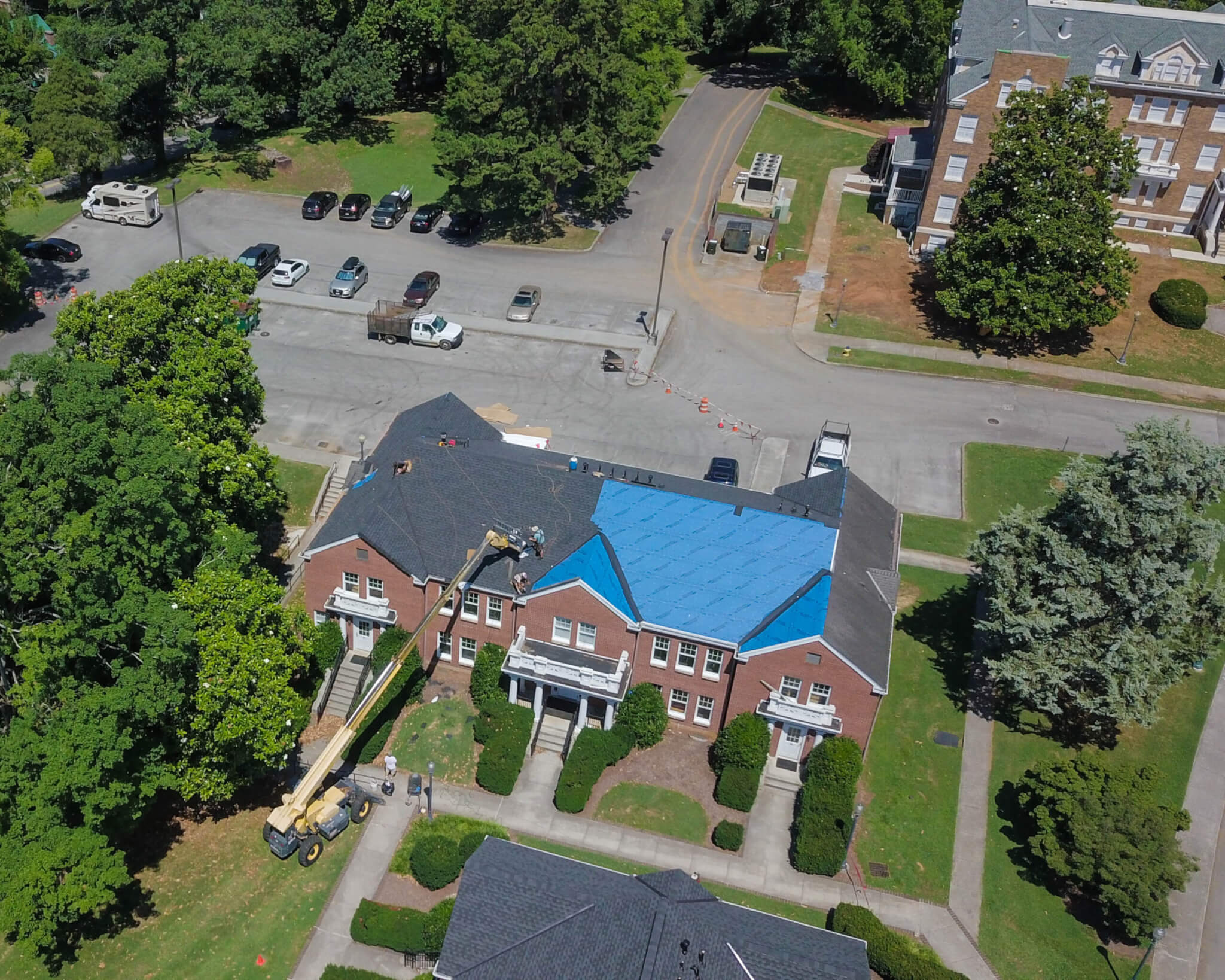 Aerial photo of Beeson Village