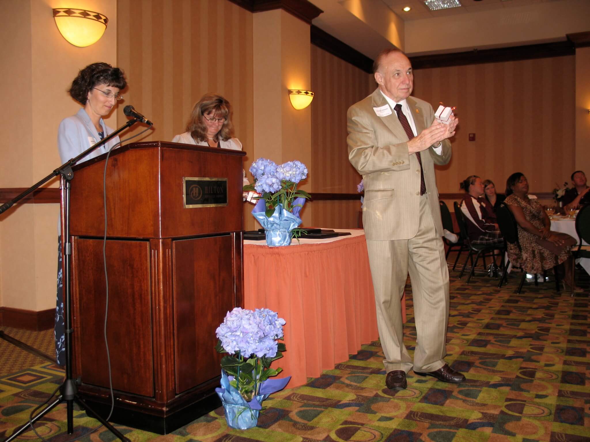 President Gibson awards milestone gifts to staff