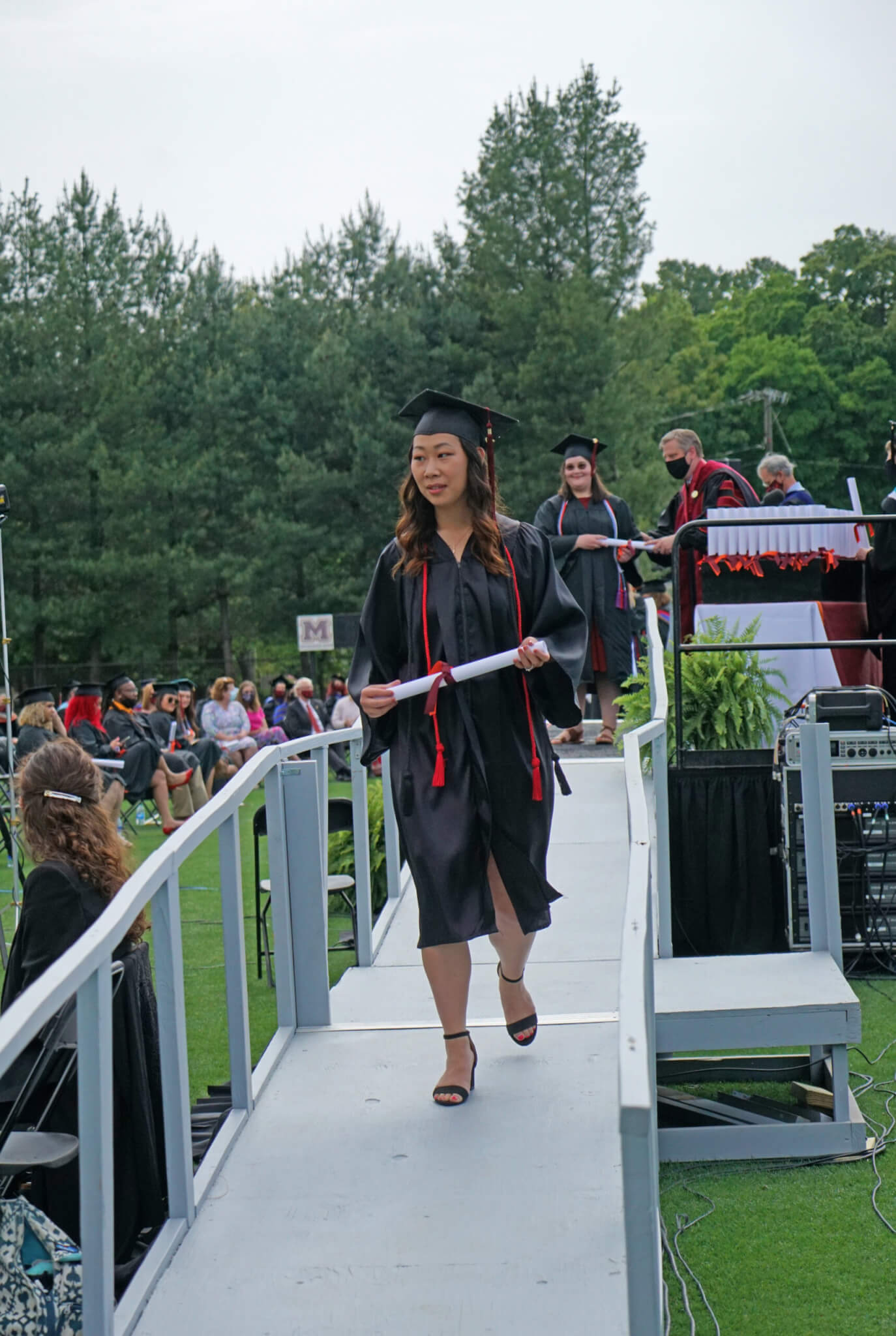 Photo of Shoshanna Overstreet at Commencement