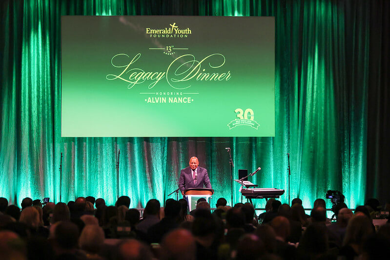 Photo of Alvin Nance speaking at event