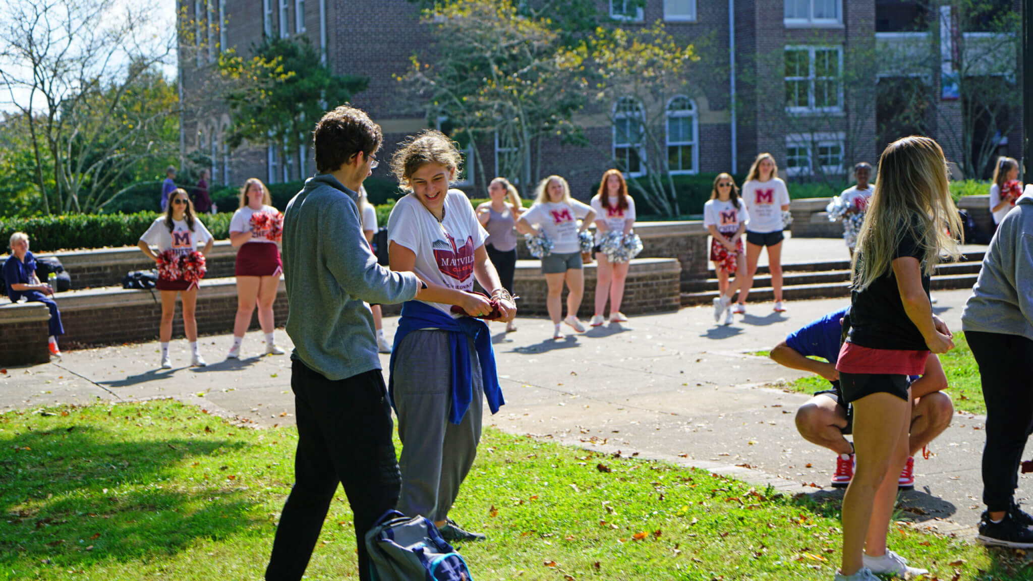 Students at Exercise is Medicine on Campus rally