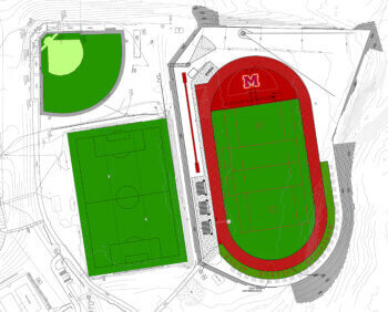 Rendering of new track