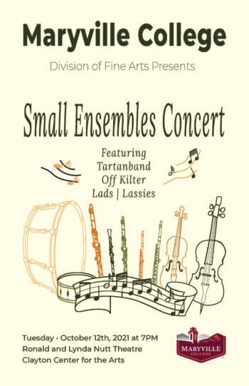 Poster for Small Ensembles Concert