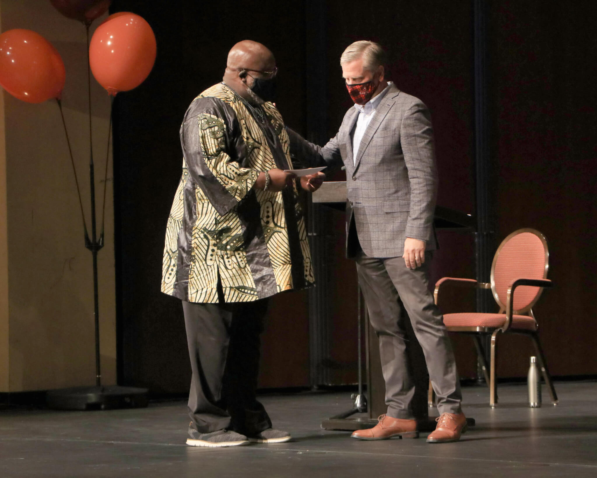 Photo of Larry Ervin and Dr. Bryan Coker