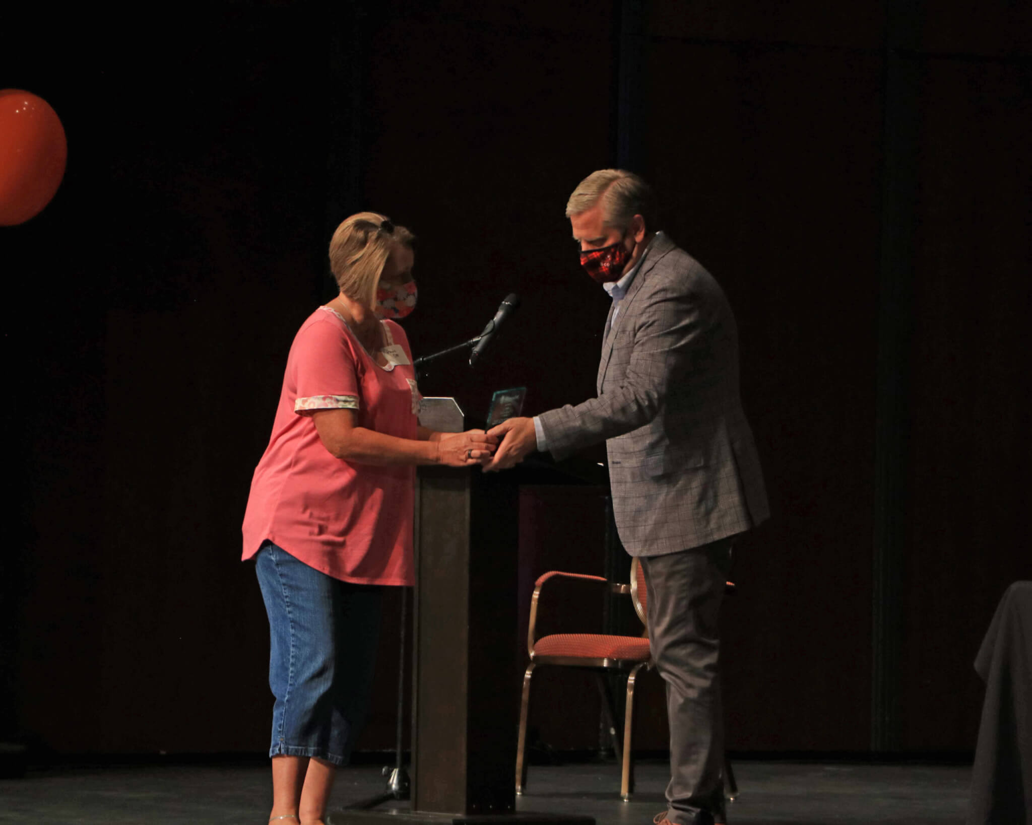 Photo of Paula Orr and Dr. Bryan Coker