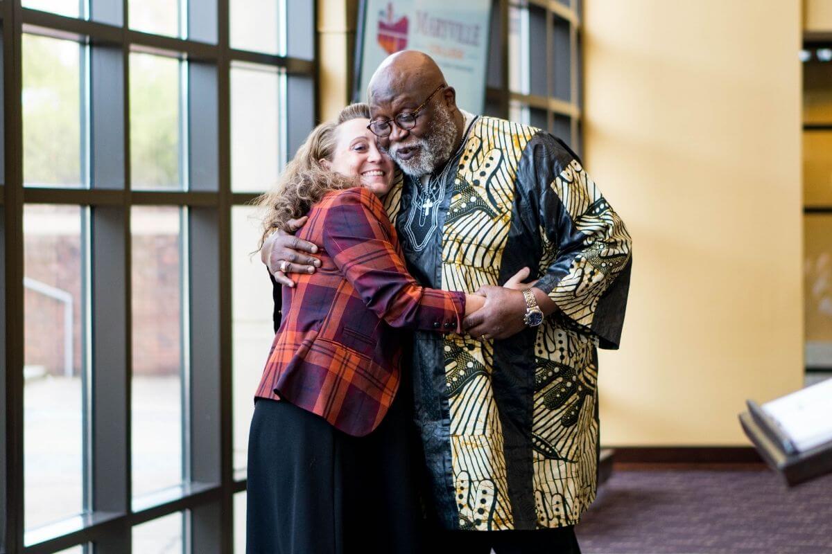 Photo of Melanie V. Tucker and Larry Ervin