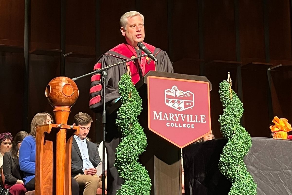 Photo of Bryan Coker at the Academic Awards ceremony