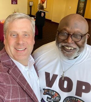 Photo of Dr. Coker and Larry Ervin