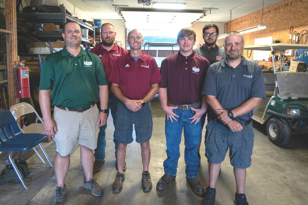 Photo of the Maryville College grounds crew