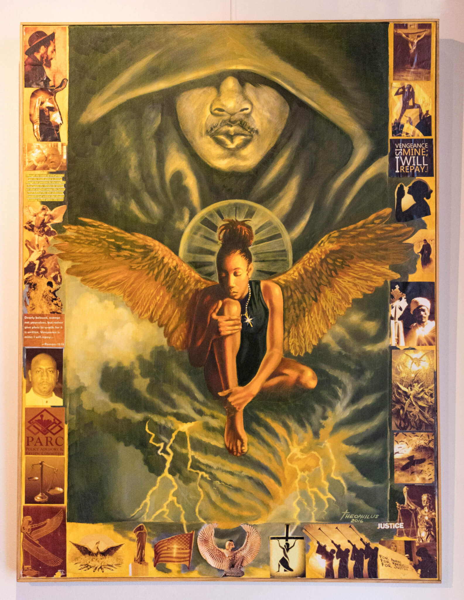 Photo of artwork by Alan "Theophilus" Jones