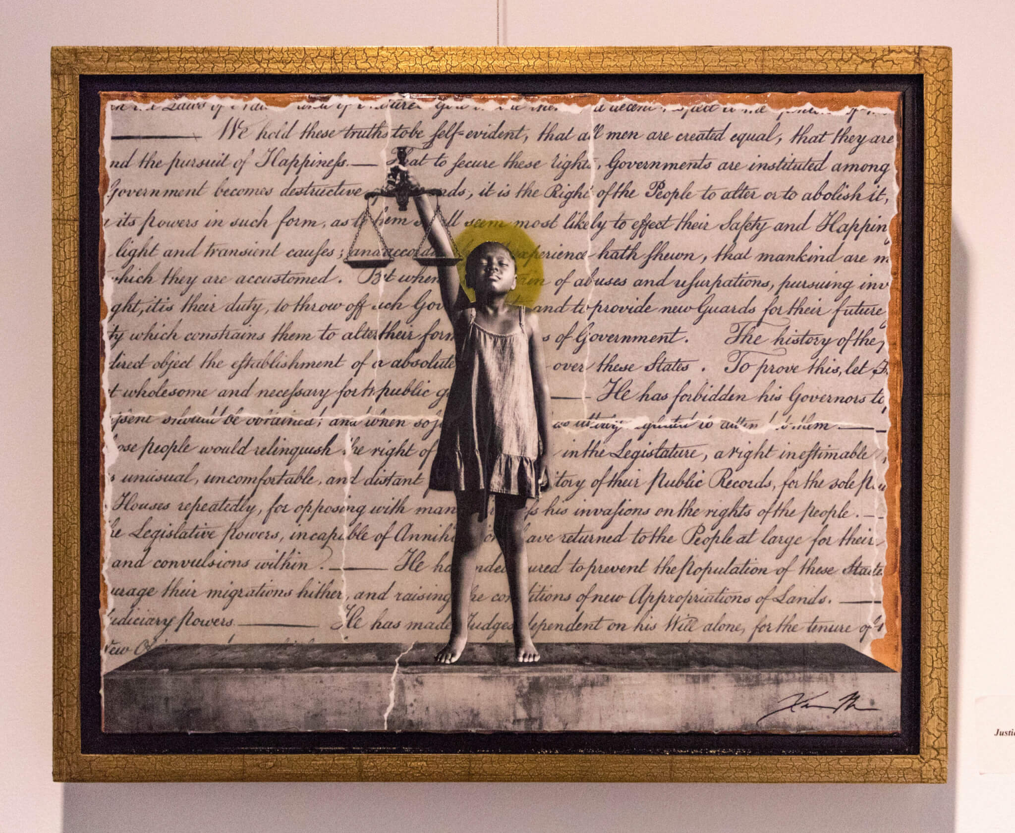 Photo of artwork by Xavier Jones