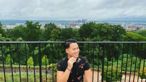 Photo of Minh ‪Hoàng with Savanah, Georgia in the background