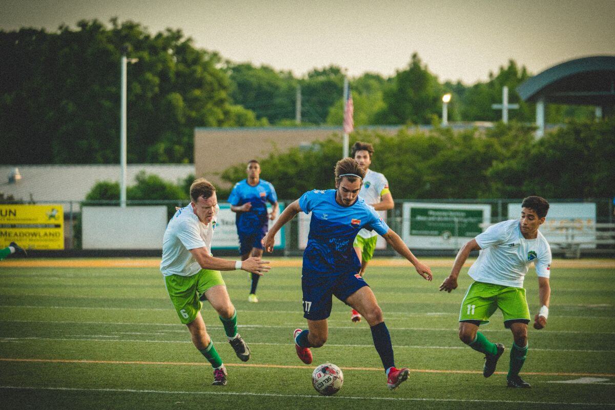 Photo of soccer match