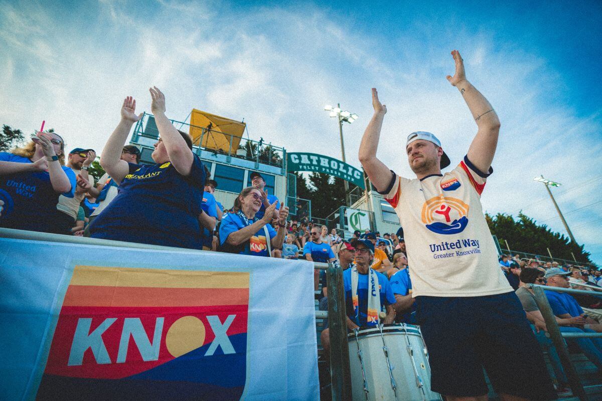 Photo of soccer fans