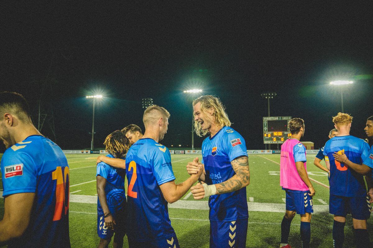 Photo of soccer players