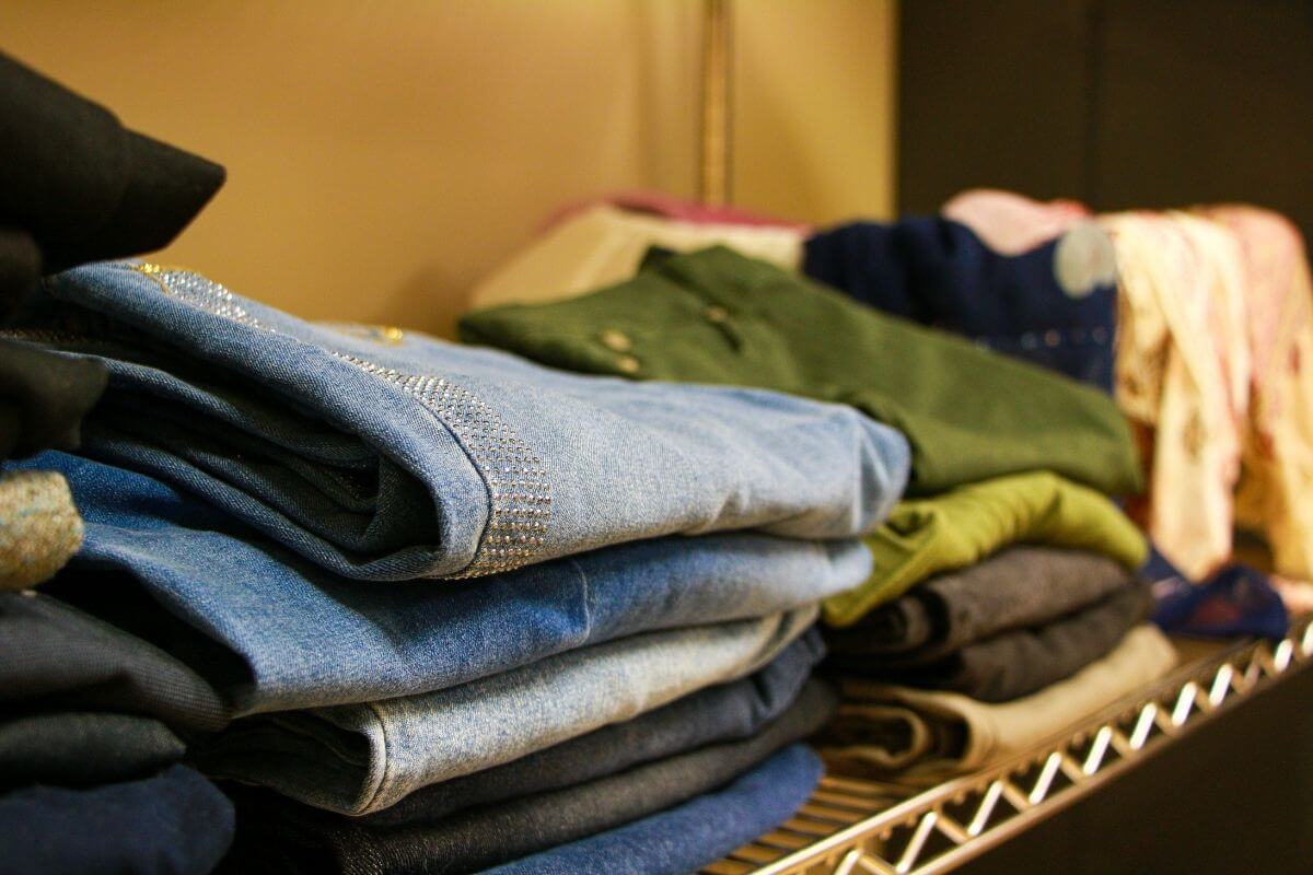 Photo of folded pants