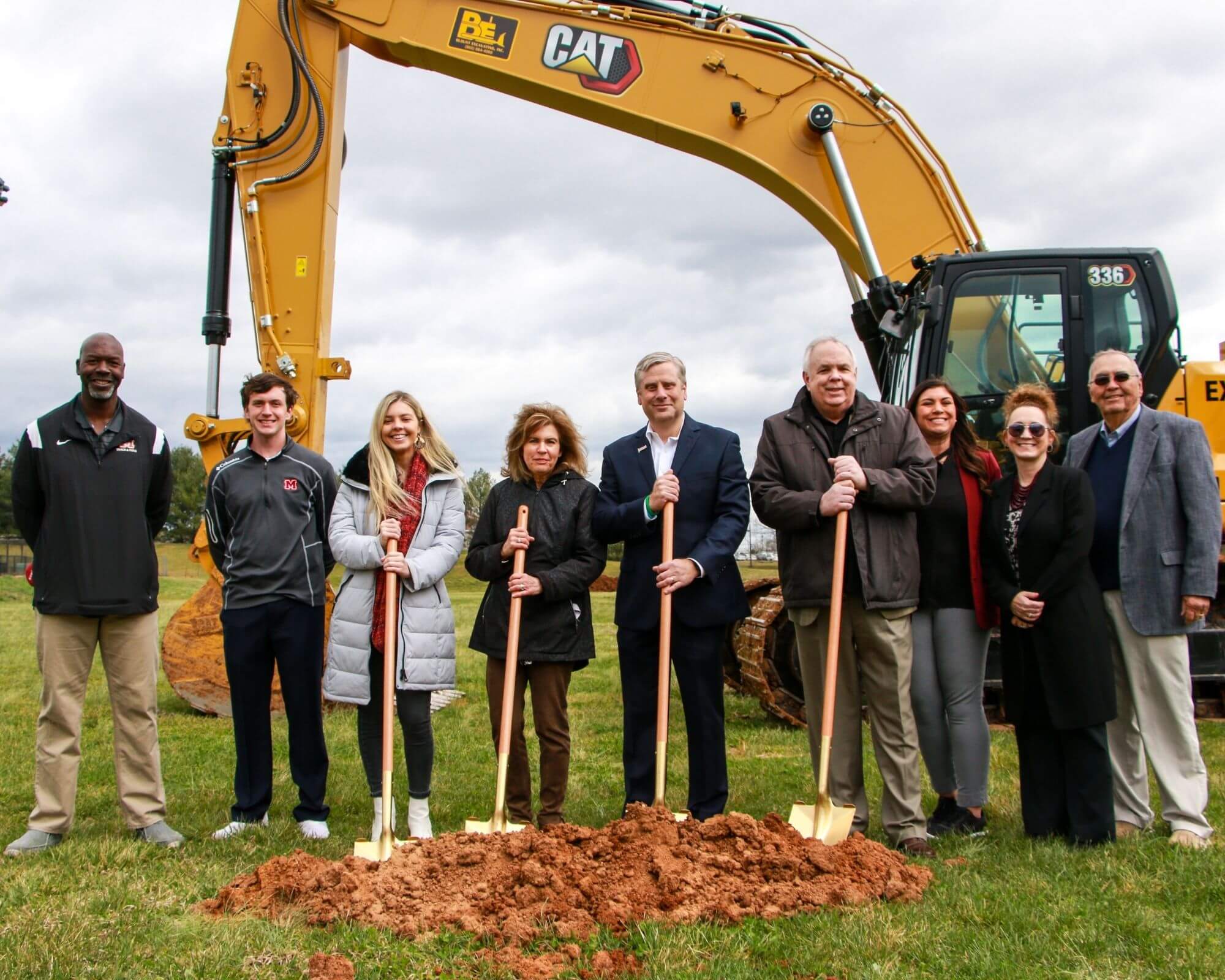 Photo of group of people at groundbreaking