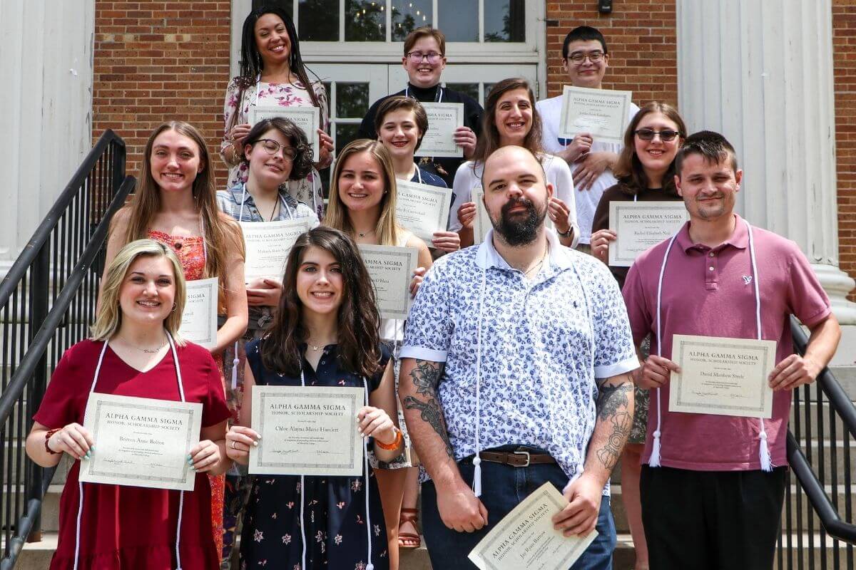 Photo of 2022 Alpha Gamma Sigma inductees