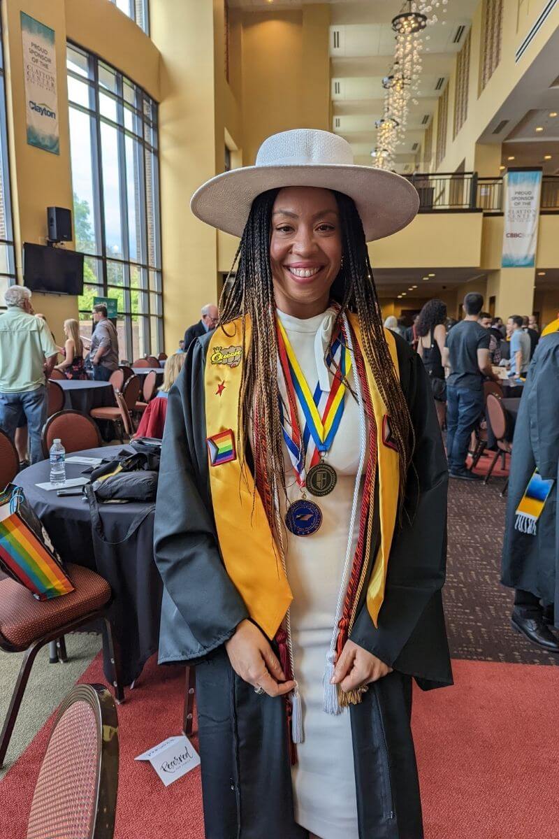 Photo of Angela Anderton at Baccalaureate