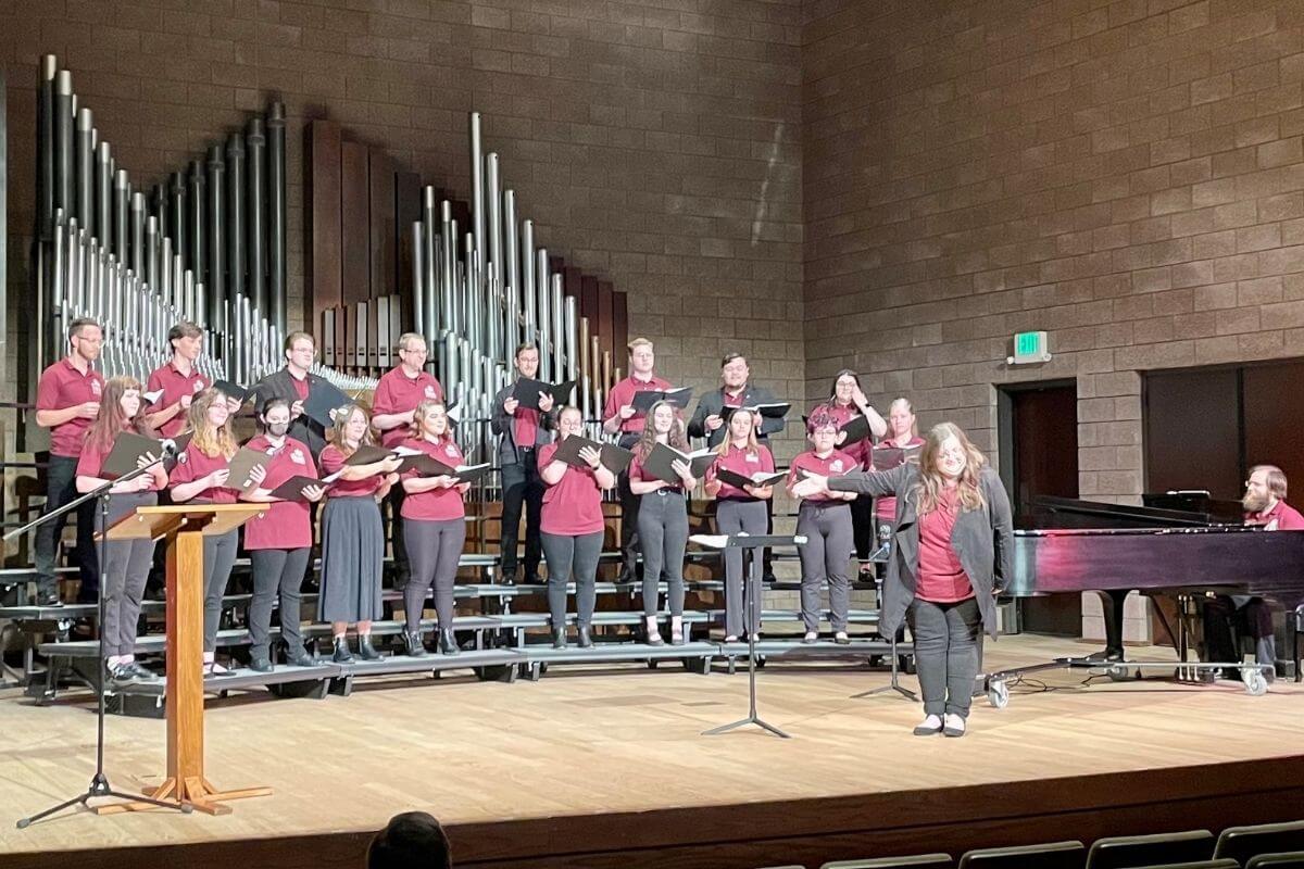 Photo of Baylee Suit taking a bow