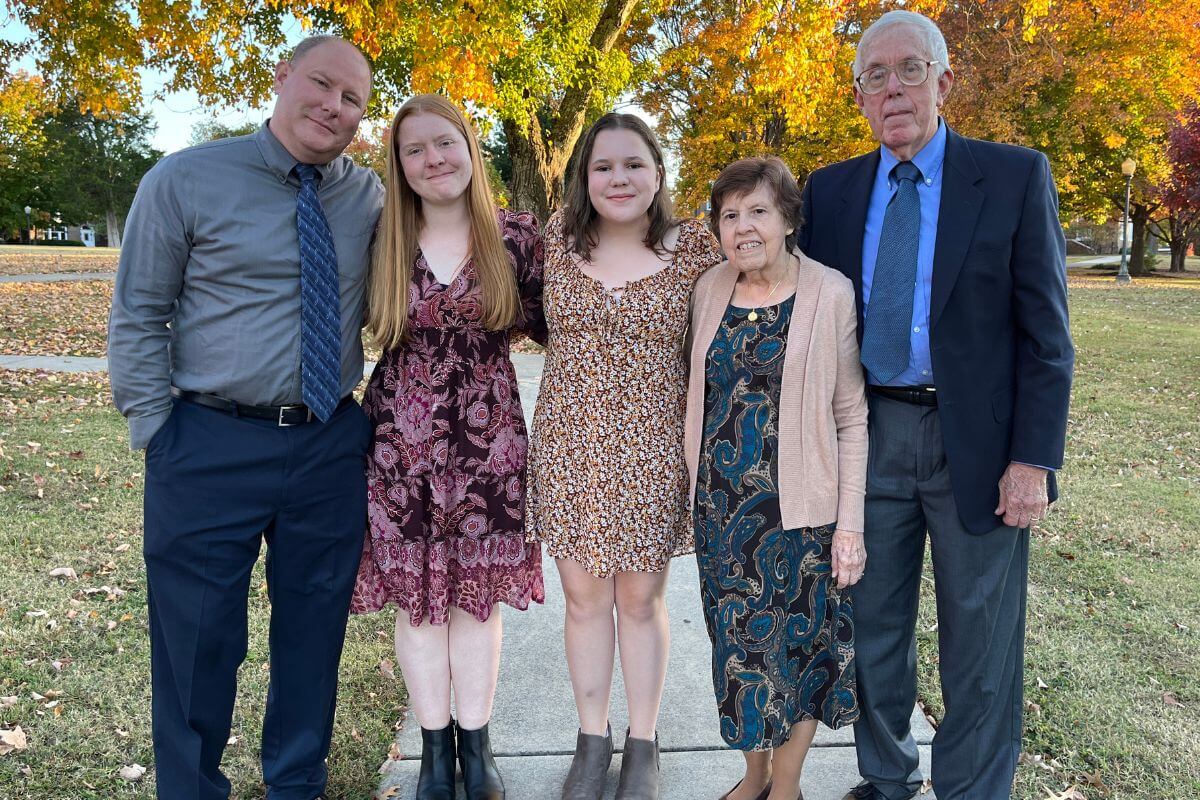 Photo of the family of Dr. Regina White Benedict.