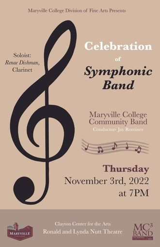 thumbnail photo of MC3 Band concert poster for Nov. 3, 2022